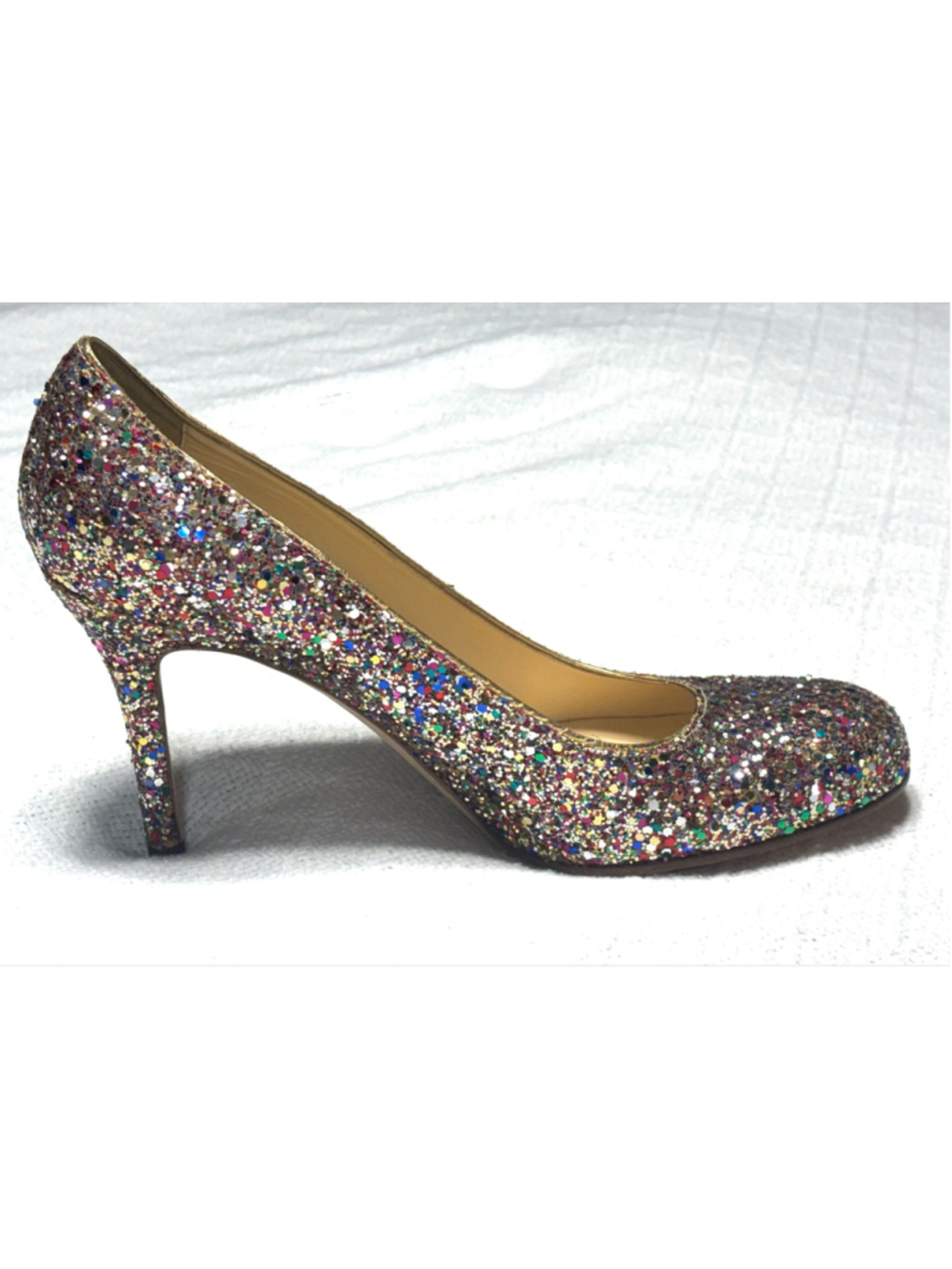 Kate Spade Karolina Multicolor Glitter Pumps Heels Size 9 EUC Dopamine Statement